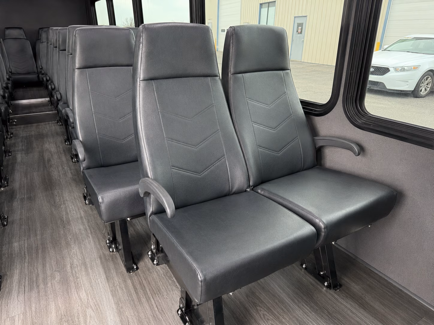asheville corporate event transportation onboard seating