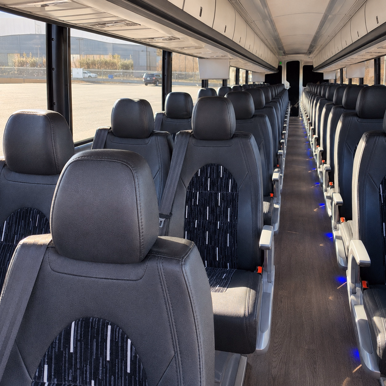 asheville private event transportation onboard seating