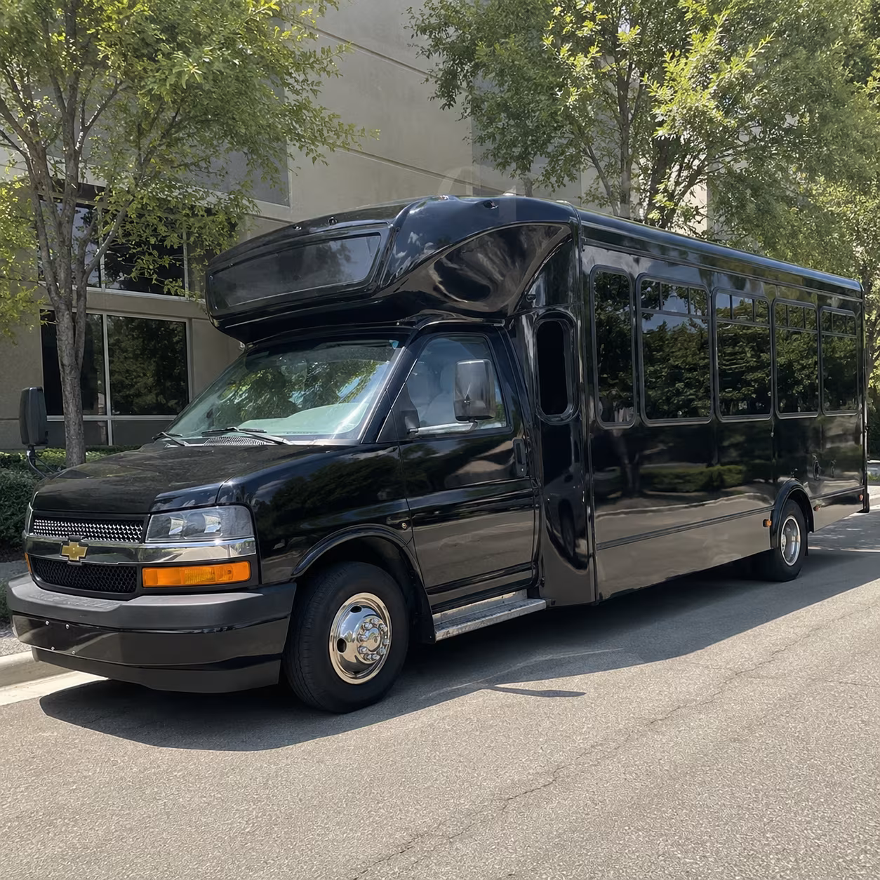 party buses for asheville prom night at the omni grove park inn and downtown venues